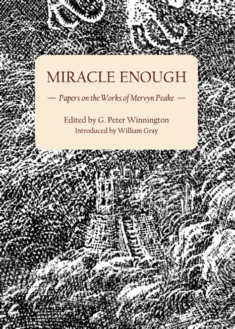 Miracle Enough Papers on the Works of Mervyn Peake Epub