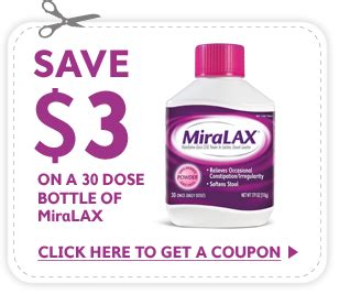 Miralax Coupons Printable