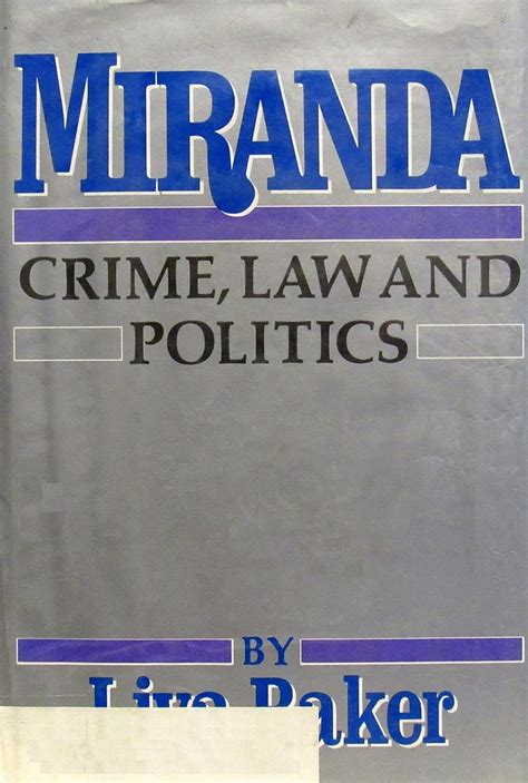 Miranda Crime Law and Politics Epub