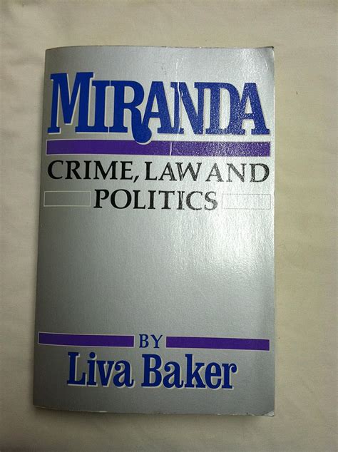 Miranda Crime Law and Politics Kindle Editon