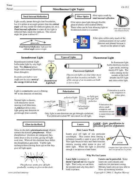 Miscellaneous Light Topic Answers Epub