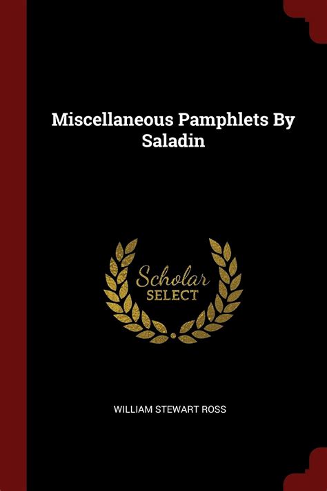 Miscellaneous Pamphlets by Saladin... Doc