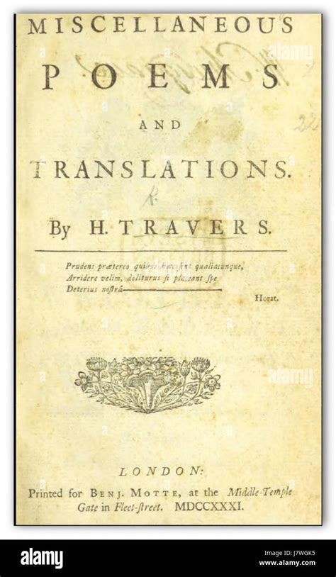 Miscellaneous Poems and Translations Doc