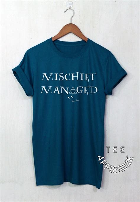 Mischief Managed: A Shirt That Spells Out Fun and Adventure