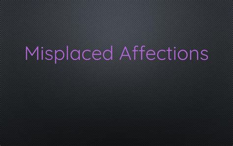 Misplaced Affection Epub