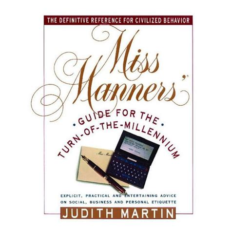 Miss.Manners.Guide.for.the.Turn.of.the.Millennium Ebook Epub