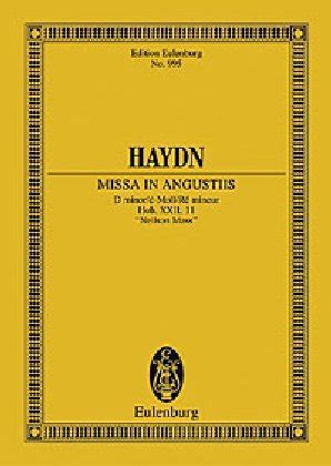 Missa in Augustiis Hob XXII 1 Lord Nelson Mass Edition Eulenburg Kindle Editon