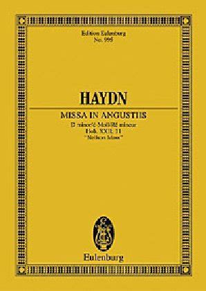 Missa in Augustiis Hob XXII 1 Lord Nelson Mass Edition Eulenburg Kindle Editon