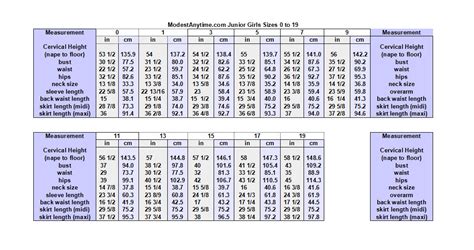 Misses Vs Womens Size Chart