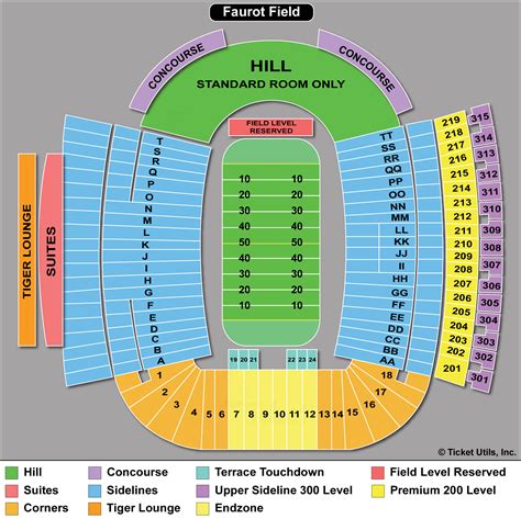 Missouri Football Seating Chart