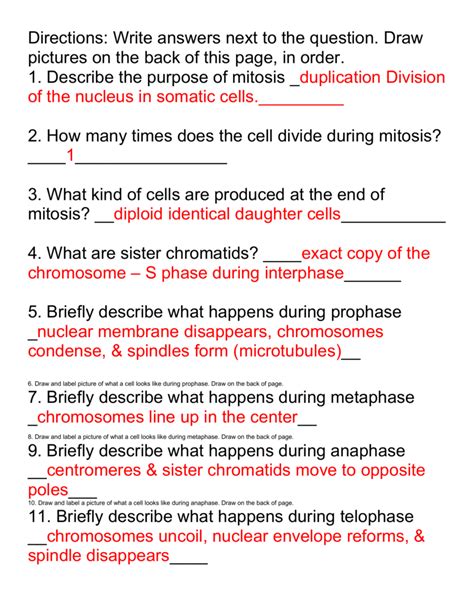 Mitosis Vs Meiosis Worksheet Answers Kindle Editon