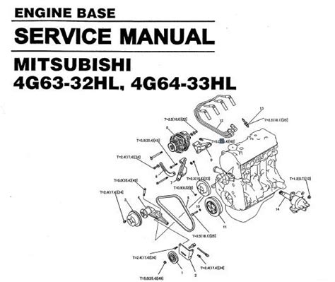 Mitsubishi 4G63 4G64 Engine Workshop Manual Ebook Auto Reader
