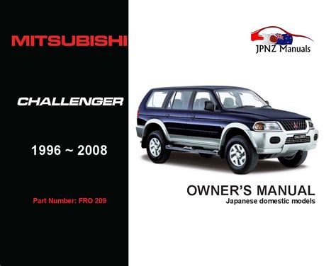 Mitsubishi Challenger 2001 Pdf Manual Ebook Kindle Editon