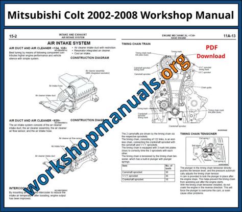 Mitsubishi Colt Repair Manual Ebook Ebook Doc