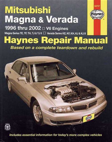 Mitsubishi Magna Tr Ts Verada Repair Ma PDF Epub