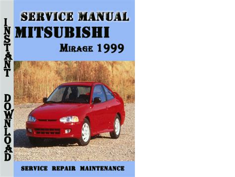 Mitsubishi Mirage 1999 Manual Ebook Kindle Editon