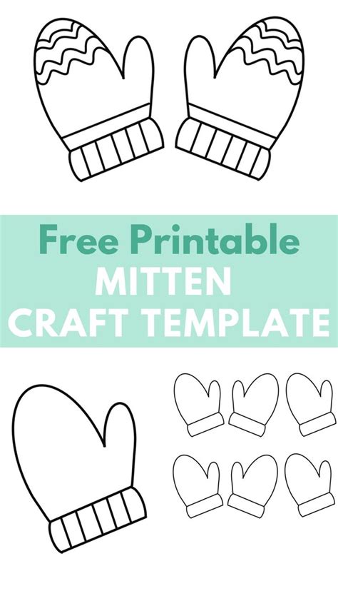 Mitten Template For Crafts