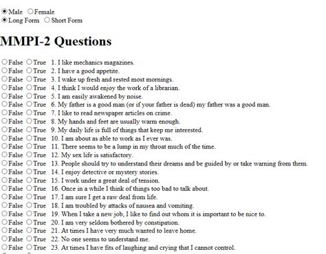 Mmpi 2 Test Questions Answers Epub