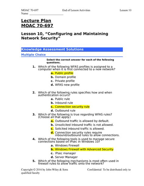 Moac 70 640 Answers Doc