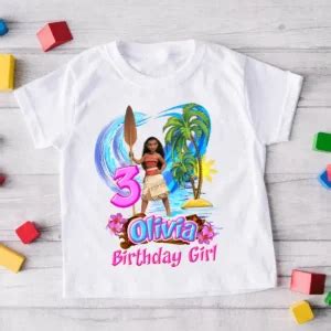 Moana Birthday Shirts: A Guide to Finding the Perfect One for Your Little Explorer