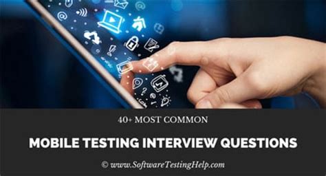 Mobile Applications Testing Interview Questions And Answers PDF