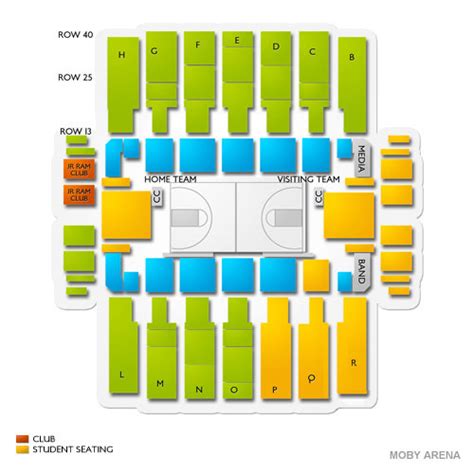 Moby Arena Seating Chart View From My Seat