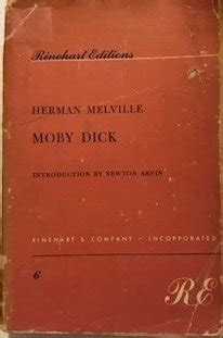 Moby Dick Rhinehart Editions Introduction by Newton Arvin Kindle Editon