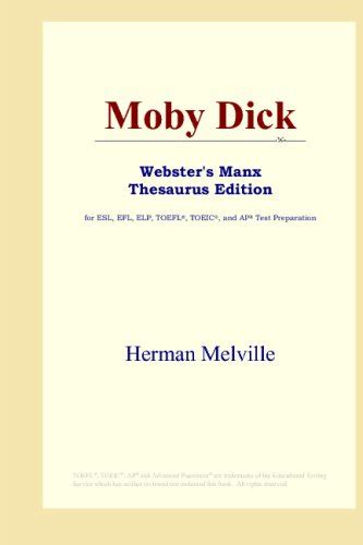 Moby Dick Webster s Czech Thesaurus Edition Reader