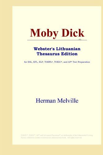 Moby Dick Webster s Lithuanian Thesaurus Edition Reader