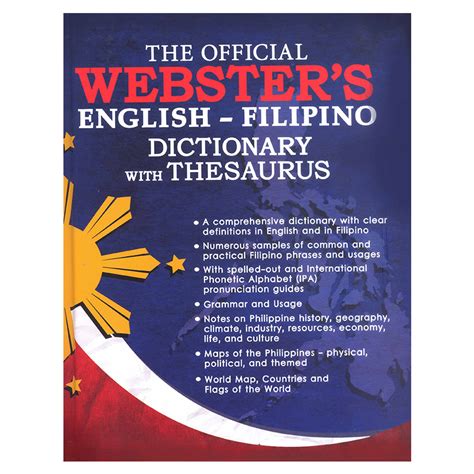 Moby Dick Webster s Tagalog Thesaurus Edition Kindle Editon