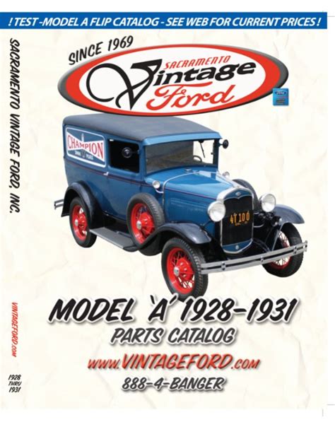Model A Parts Catalog