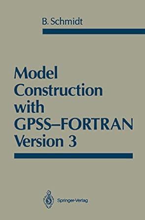 Model Construction with GPSS-FORTRAN Version 3 Epub