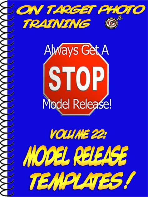 Model Release Templates On Target Photo Training Book 22 Epub