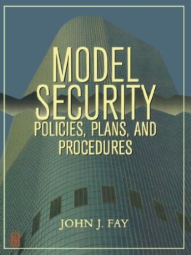 Model Security Policies, Plans and Procedures PDF