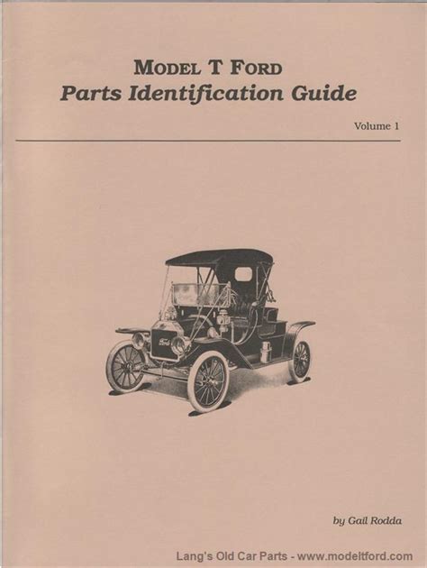 Model T Ford Parts Catalogue