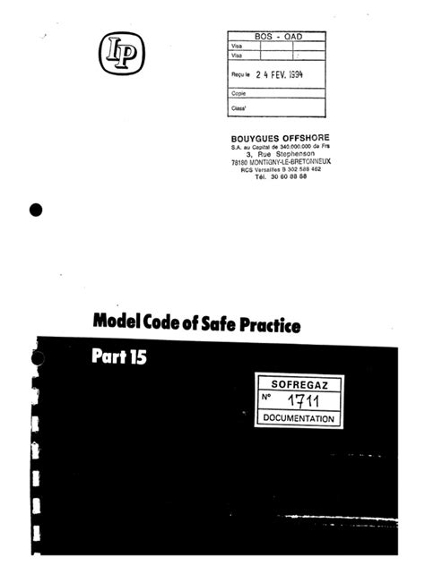 Model code of safe practice ip 15 Ebook Doc