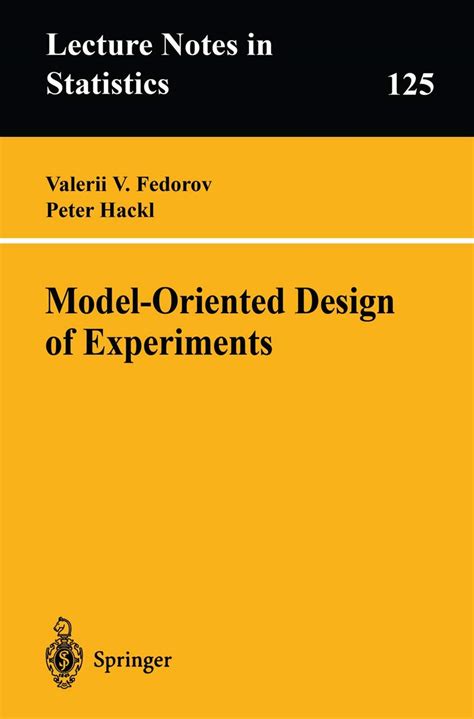 Model-Oriented Design of Experiments 1st Edition Epub