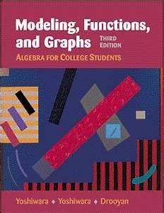 Modeling, Functions and Graphs Algebra for College Students PDF