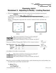 Modeling Chemistry Adjusting To Reality Answers Reader