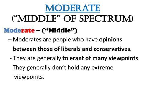 Moderate Conservatives: Striking a Balance in the American Political Landscape