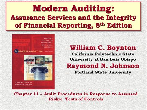 Modern Auditing 8th Edition Chapter 1 Solutions Epub