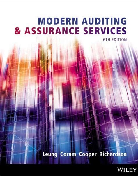 Modern Auditing Assurance Services Wiley Solution Kindle Editon