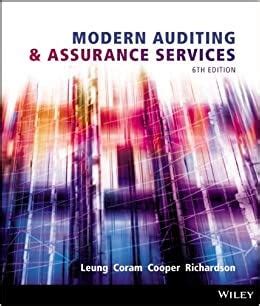 Modern Auditing Assurance Services Wiley Solution Ebook PDF