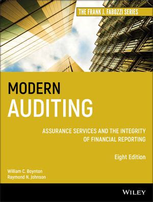 Modern Auditing Assurance Services and the Integrity of Financial Reporting 8th Edition Reader