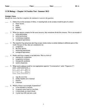 Modern Biology Chapter 14 Test Answers Epub