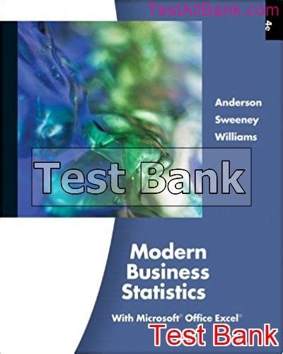 Modern Business Statistics 4th Edition Answers Kindle Editon