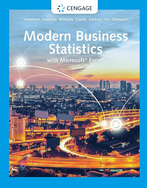 Modern Business Statistics with Microsoft Excel MindTap Course List Doc