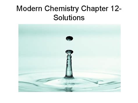 Modern Chemistry Chapter 12 Review Answers Solutions Reader