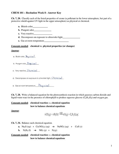 Modern Chemistry Test Answer Key Ch 7 Kindle Editon