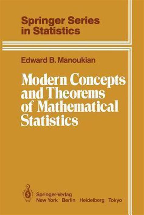 Modern Concepts and Theorems of Mathematical Statistics Kindle Editon